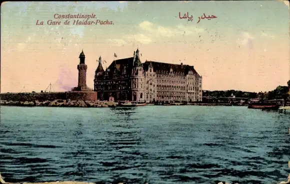 Ak Konstantinopel Istanbul Türkei, Bahnhof Haidar Pascha