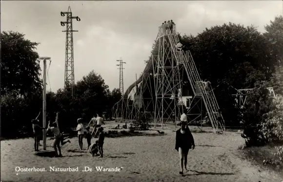 Ak Oosterhout Nordbrabant Niederlande, Naturbad De Warande