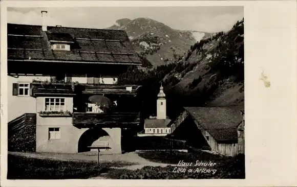 Ak Lech am Arlberg Vorarlberg, Haus Schuler