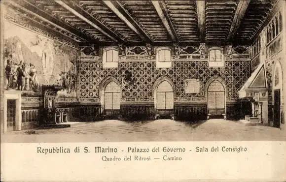 Ak San Marino, Palazzo del Governo, Sala del Consiglio