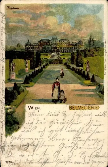 Künstler Litho Wien III., Belvedere