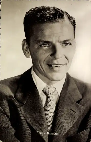 Ak Sänger und Schauspieler Frank Sinatra, Portrait