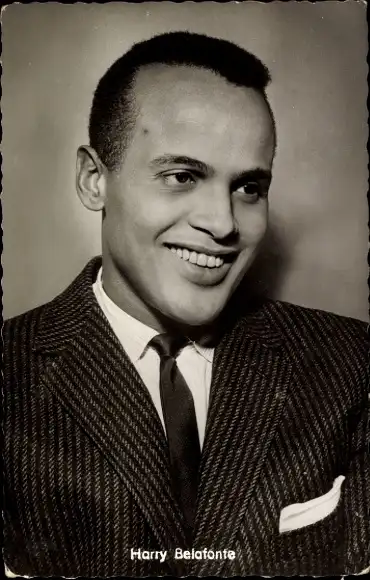 Ak Sänger und Schauspieler Harry Belafonte, Portrait