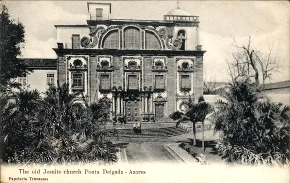 Ak Ponta Delgada Sao Miguel Azoren, Old Jesuits Church