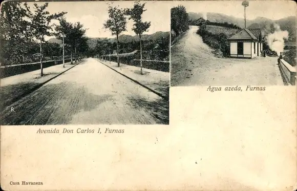 Ak Furnas Azoren, Avenida Don Carlos I, Agua azeda