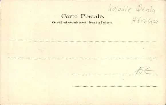 Ak Porto Novo Benin, Le Roi Tofa assistant a la Fete du 14. Juillet, Palais du Gouvernement