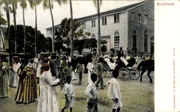 Ak Paramaribo Suriname, Bruiloftstoet