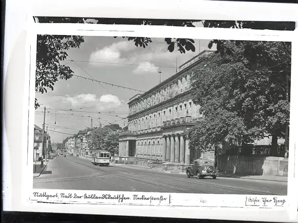 48 Glas Negative Stuttgart in Württemberg, Innenstadt, Park, diverse Ansichten