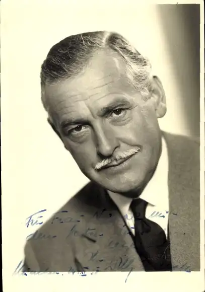 Ak Schauspieler Willy Deneck, Portrait, Autogramm