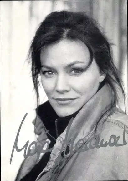 Ak Schauspielerin Maja Maranow, Portrait, Autogramm