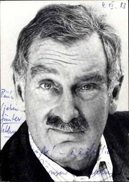 Ak Schauspieler Jürgen von Manger, Portrait, Autogramm