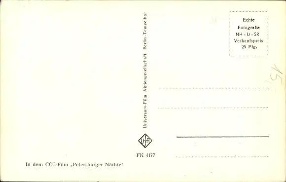 Ak Schauspieler Ivan Desny, Portrait, Autogramm, Petersburger Nächte