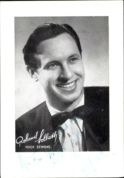 Ak Schauspieler Roland Sollath, Portrait, Autogramm