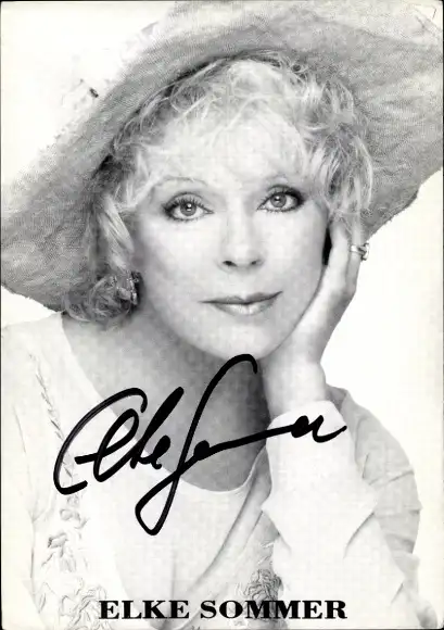 Foto Schauspielerin Elke Sommer, Portrait