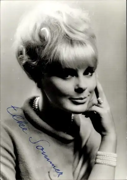 Ak Schauspielerin Elke Sommer, Portrait, Autogramm