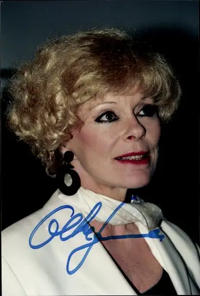 Ak Schauspielerin Elke Sommer, Portrait, Autogramm