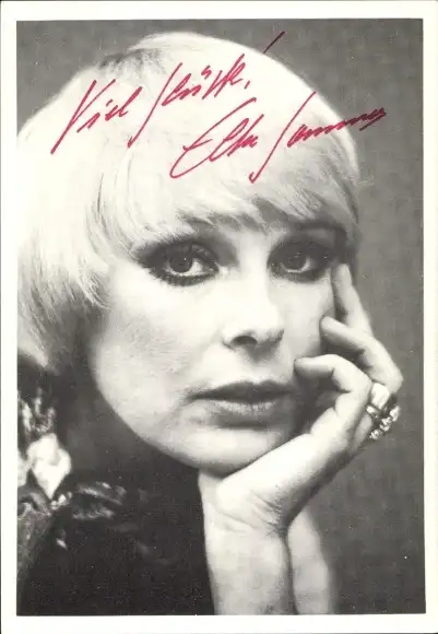 Ak Schauspielerin Elke Sommer, Portrait, Autogramm