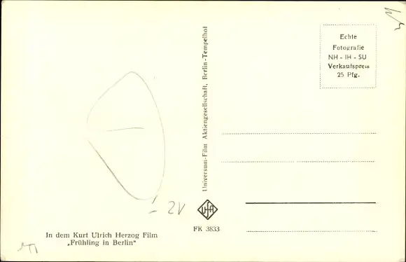 Ak Schauspieler Ernst Stankovski, Portrait, Autogramm, Frühling in Berlin