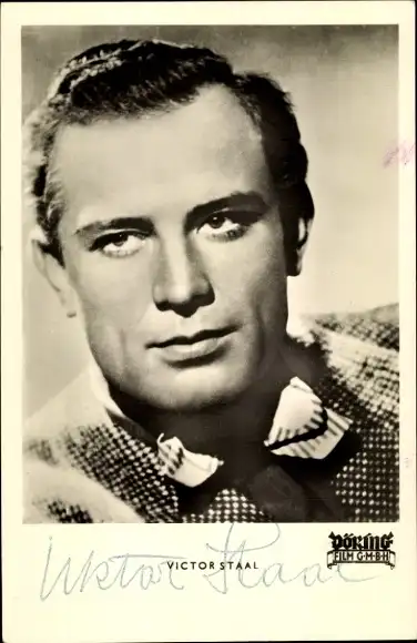 Ak Schauspieler Viktor Staal, Portrait, Autogramm