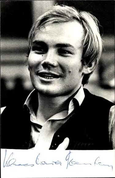 Ak Schauspieler Klaus Maria Brandauer, Portrait, Autogramm