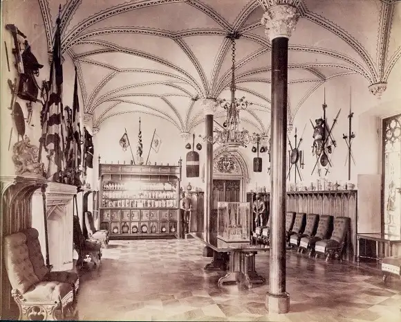 Foto Stolzenfels Koblenz in Rheinland Pfalz, Schloss, Innenansicht