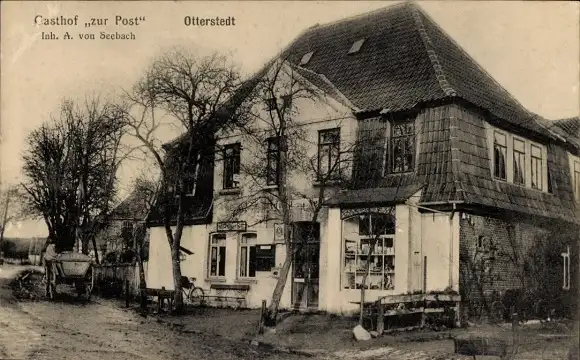 Ak Otterstedt Ottersberg Niedersachsen, Gasthof zur Post