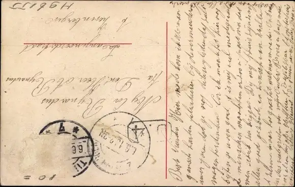 Ak Junge als Schornsteinfeger in einem Koffer