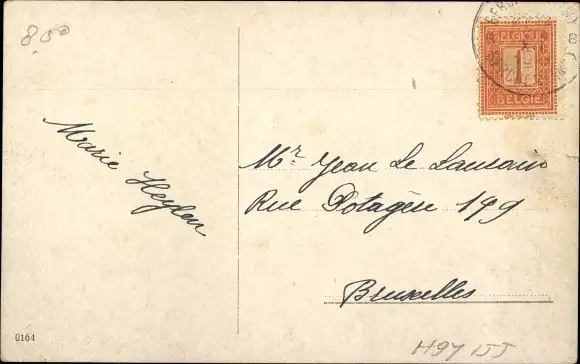 Ak Glückwunsch Neujahr, Schornsteinfeger, Mädchen mit Korb