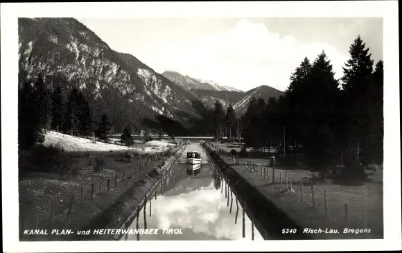 Ak Tirol, Kanal Plan- und Heiterwangsee