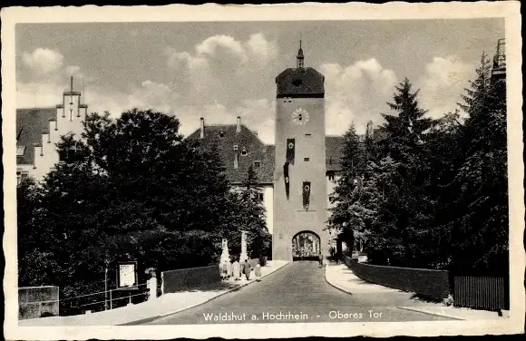 Ak Waldshut Tiengen am Hochrhein, Oberes Tor