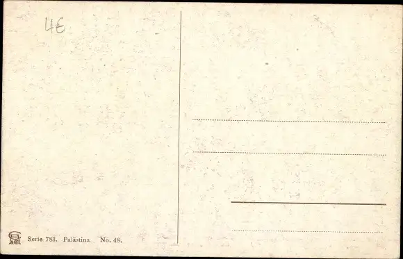 Künstler Ak Perlberg, F., Basar in Jerusalem, Minarett