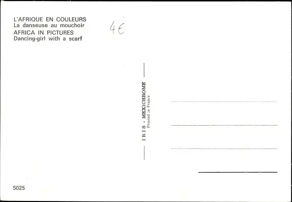 Ak Afrika, Tänzerin mit Schal