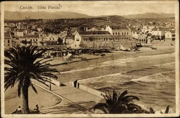 Ak Cascaes Cascais Portugal, Vista parcial