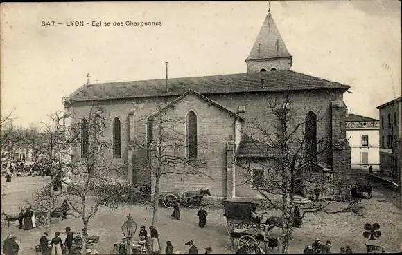 Ak Lyon Rhône, Kirche von Charpennes