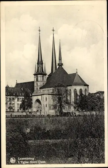 Ak Luxemburg Luxemburg, Kirche Notre-Dame