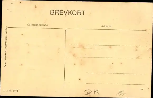 Ak Haarby Dänemark, Ortsansichten, Gasthof