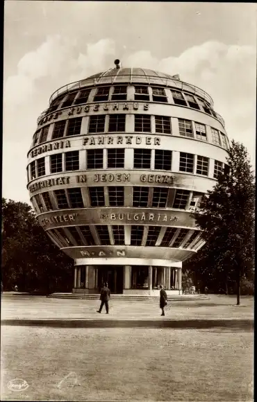 Ak Dresden, Jahresschau Deutscher Arbeit, Kugelhaus