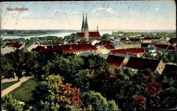 Ak Neuruppin in Brandenburg, Panorama