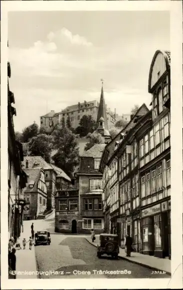 Ak Blankenburg am Harz, Obere Tränkestraße