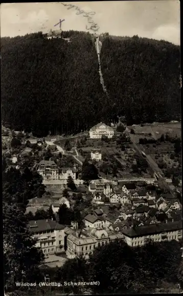 Ak Bad Wildbad im Schwarzwald, Gesamtansicht