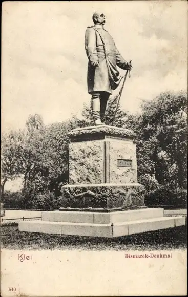 Ak Kiel, Bismarck-Denkmal
