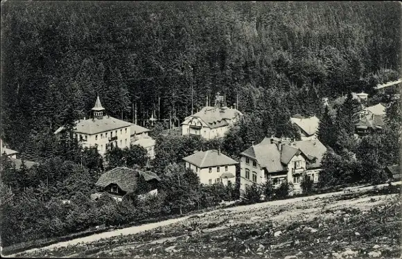 Ak Kipsdorf Altenberg im Erzgebirge, Teilansicht