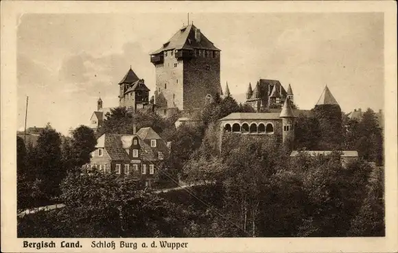 Ak Burg an der Wupper Solingen, Schloss Burg