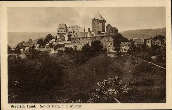 Ak Burg an der Wupper Solingen, Schloss Burg