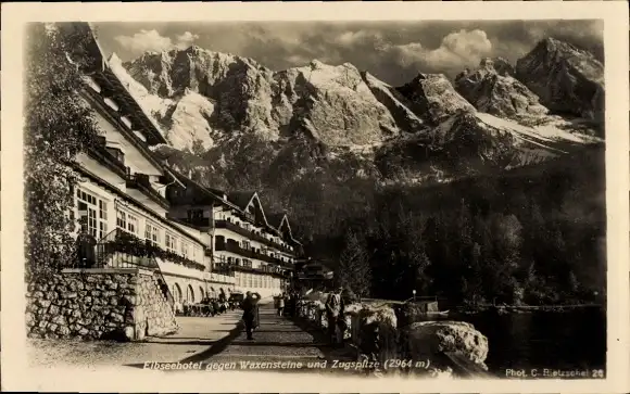 Ak Grainau in Oberbayern, Eibseehotel