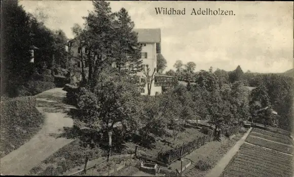 Ak Bad Adelholzen Siegsdorf in Oberbayern, Teilansicht