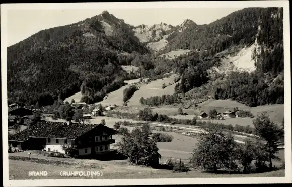 Ak Brand Ruhpolding in Oberbayern, Panorama