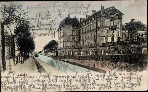 Ak Saverne Zabern Elsass Bas Rhin, Altes Schloss