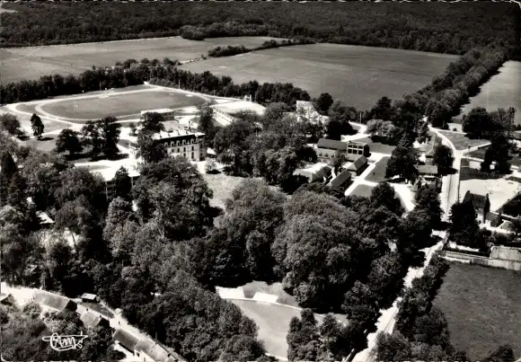 Ak Gurcy le Châtel Seine et Marne, Ecole Nationale de Metiers Electricite de France, vue generale