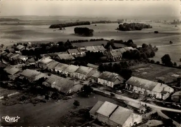 Ak Lecourt Haute-Marne, Fliegeraufnahme